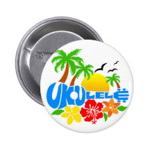 Ukulele Island Logo Buttons