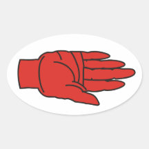 Ulster, Ireland Oval Stickers