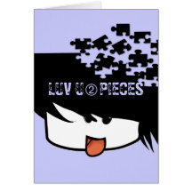 Ultra Cute Anime Boy Greeting Card