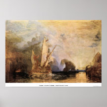 Ulysses in Homer's Odyssey - Joseph Mallord Turner Print