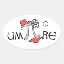 um-Pi-re - Funny Pi Stickers