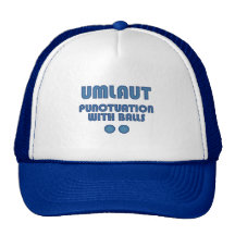 Umlaut Balls (Blue) Hats