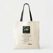 unASLEEP EYE-Con canvas tote Tote Bag