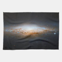 Unbarred Spiral Galaxy UFO Galaxy NGC 2683 Kitchen Towels