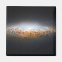 Unbarred Spiral Galaxy UFO Galaxy NGC 2683 Fridge Magnet