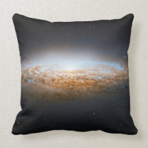 Unbarred Spiral Galaxy UFO Galaxy NGC 2683 Throw Pillow