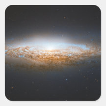 Unbarred Spiral Galaxy UFO Galaxy NGC 2683 Square Stickers