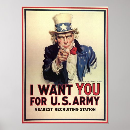 Uncle Sam Wants You Print