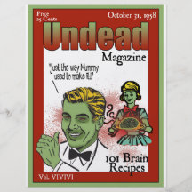 Undead Magazine Personalized Flyer