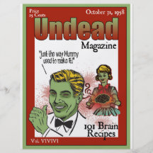 Undead Magazine Personalized Flyer