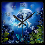 Underwater 6A Wall Clocks Numerals Options wall clocks