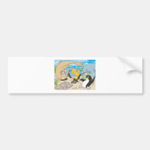 Underwater Hockey by Animals Bumper Sticker