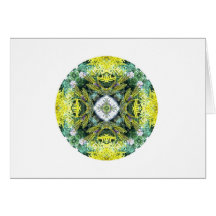 "UnderwaterSeaDragon" Mandala Greeting Cards