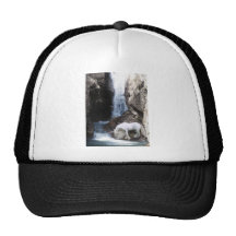 Unicorn and Waterfall Trucker Hat
