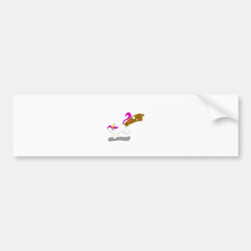 Unicorn Fart Bumper Stickers