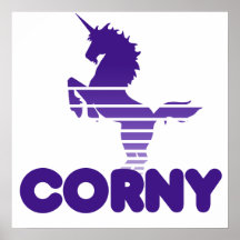 Unicorn Humour Print