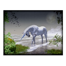 Unicorn Moon Post Cards