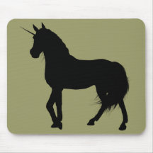 Unicorn Silhouette Mousepad