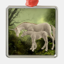 Unicorns Christmas Tree Ornaments