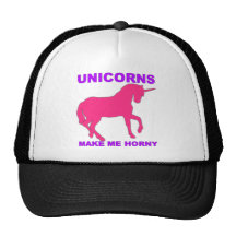 unicorns make me horny mesh hats