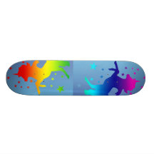 " Unicorns of another colour " Skate Decks
