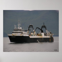 Unimak, Factory Trawler in Dutch Harbour, AK Posters