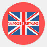 Union Jack anti Gordon Brown Stickers