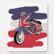 Union Jack Brit scooter Mouse Pad