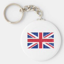 Union Jack British Flag Keychain