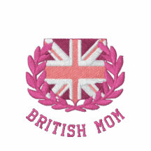 Union jack embroidered design polo