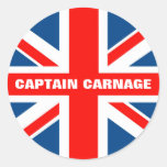 Union Jack humourous Stickers
