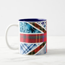 Union Jack Patchwork Pattern Coffee Mug