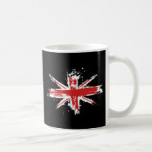 Union Jack Splatter Mug