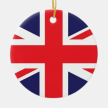 Union Jack United Kingdom Flag Christmas Tree Ornaments