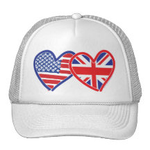Union Jack/USA Trucker Hats