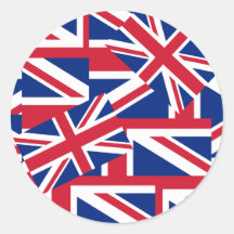 Union Jacks Galore Sticker