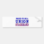 UNION STAGEHAND BUMPER STICKERS