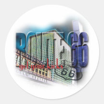 Union Station - Route 66 - Chicago Sticker