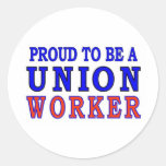 UNION WORKER STICKER