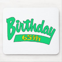 Unique 65th Birthday Gifts Mouse Pads