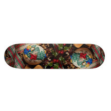 Unique Child's Christmas ball Skateboard Deck
