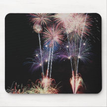 Unique colourful Fireworks Mouse Pads
