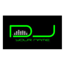 Unique DJ Business Card
