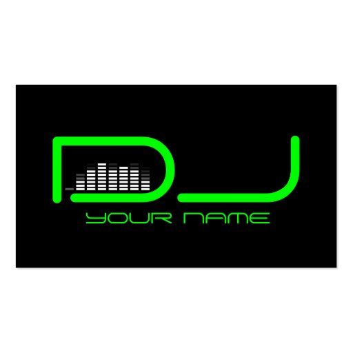 Unique DJ Business Card