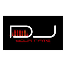 Unique DJ Business Card
