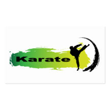 Unique Karate Business Card