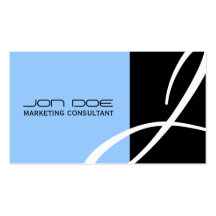 Unique Monogram Business Cards