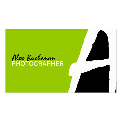 Unique Monogram Business Cards