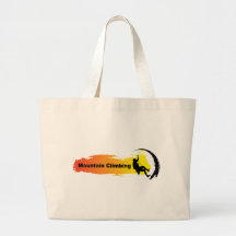 Unique Mountain Climbing Canvas Bag