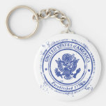 Unite State Blue Seal - Eagle - E Pluribus Unum Key Chains